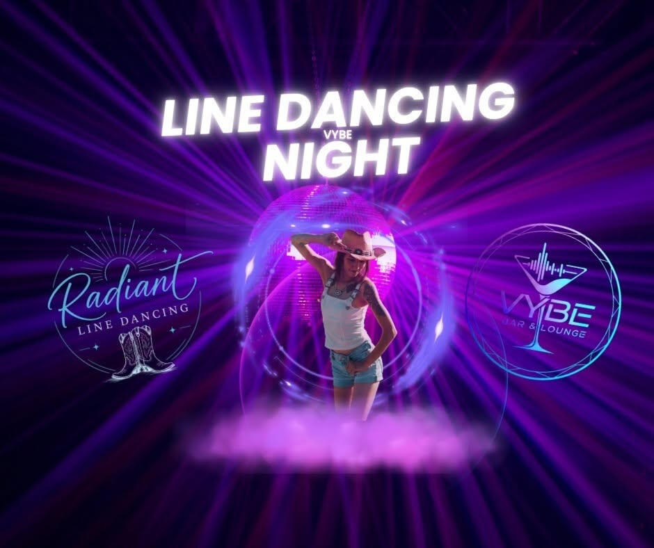 line dancing night flyer for Vybe line dancing night flyer for Vybe